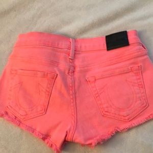 True Religion cut off shorts